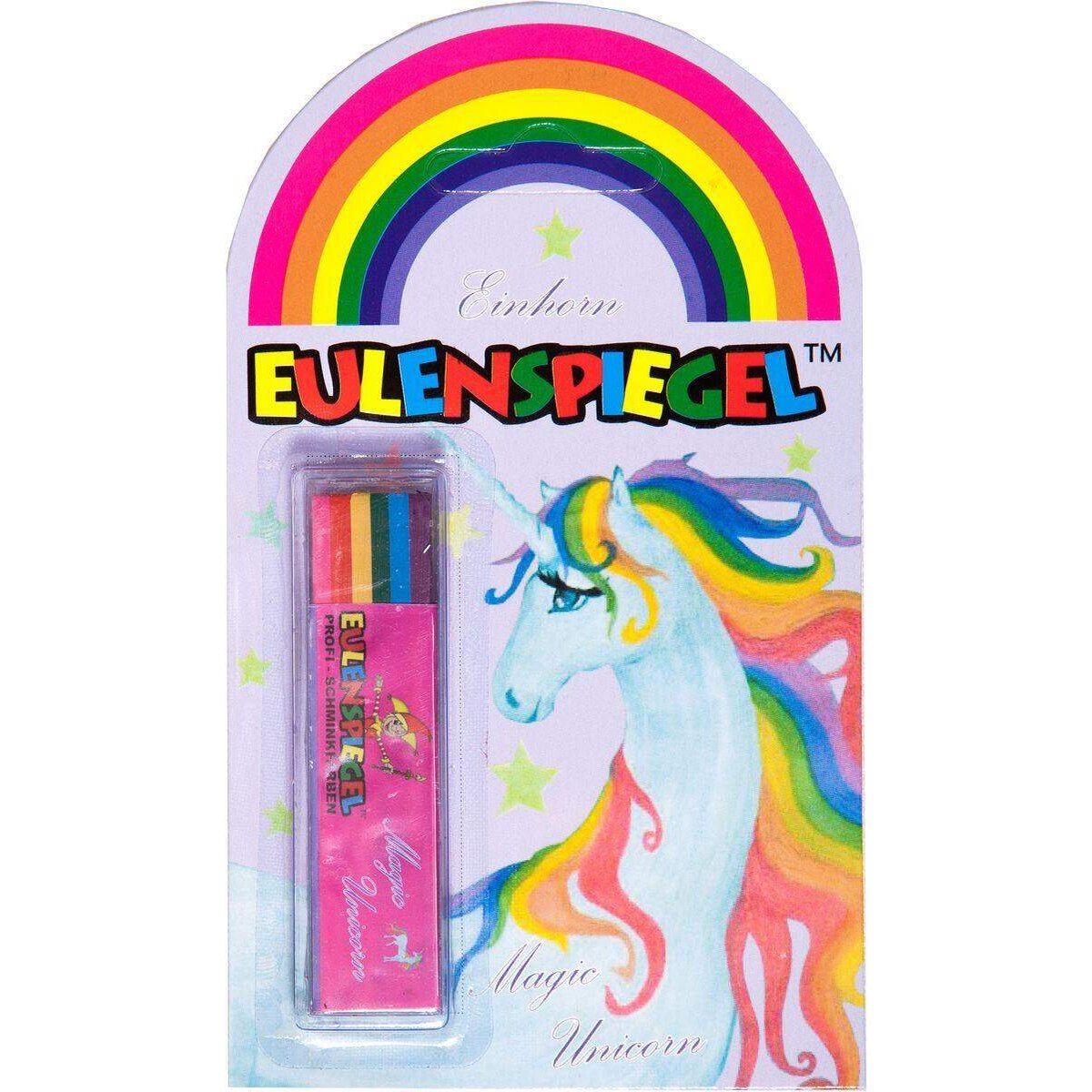 Eulenspiegel Schminkstift Einhorn Regenbogenfarben