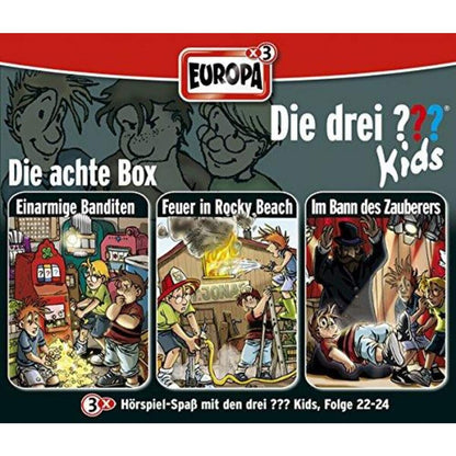 Europa Hörspiel-CD-Box Die Drei ??? Kids Folgen 22 - 24