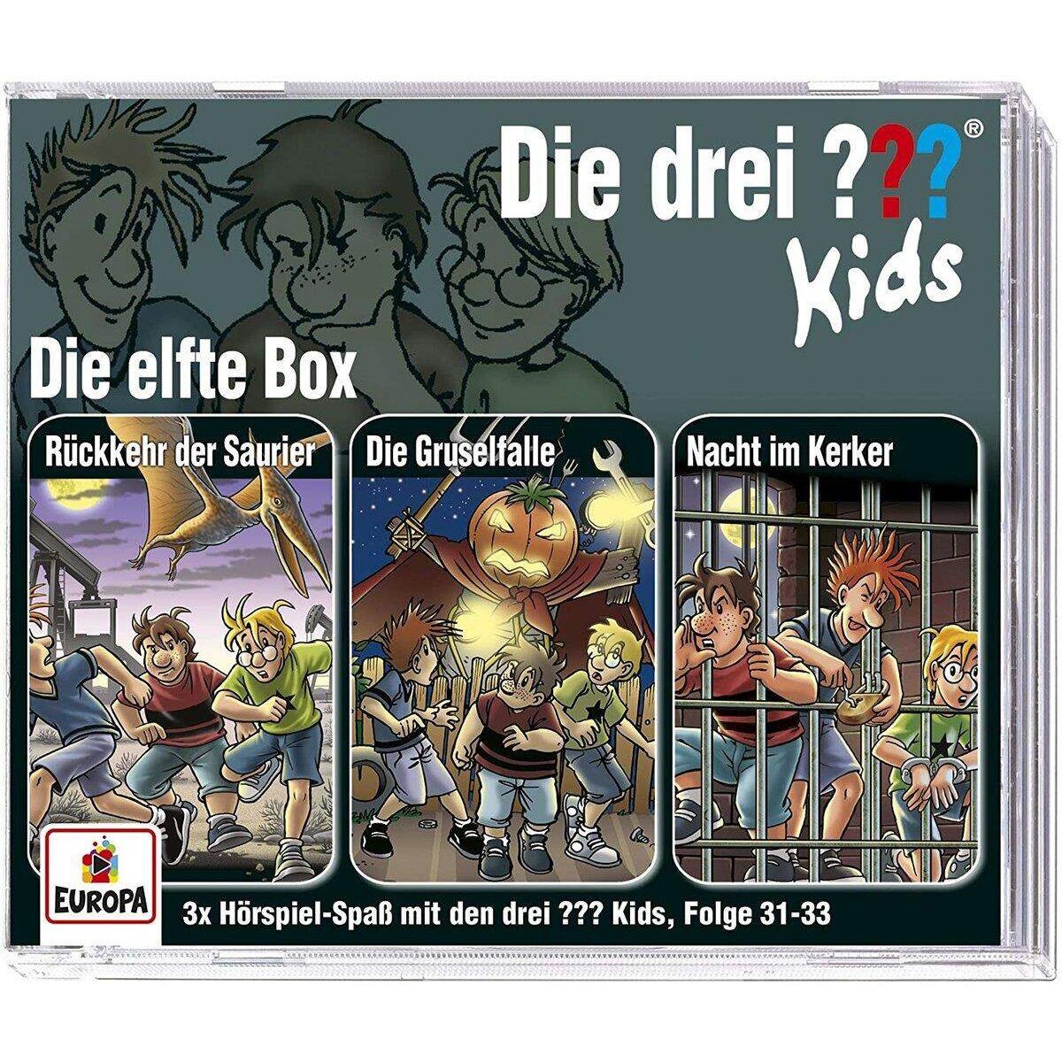 Europa Hörspiel-CD-Box Die Drei ??? Kids Folgen 31 - 33