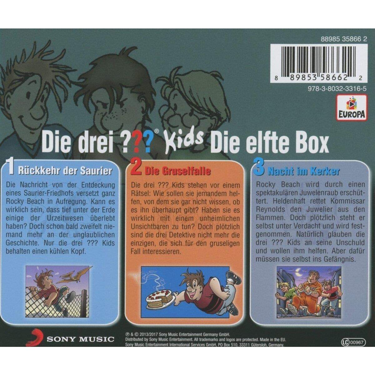 Europa Hörspiel-CD-Box Die Drei ??? Kids Folgen 31 - 33