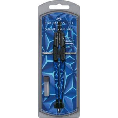 Faber-Castell Zirkel Schnellverstellzirkel Boys 2022, 1 Stück, 2-fach sortiert