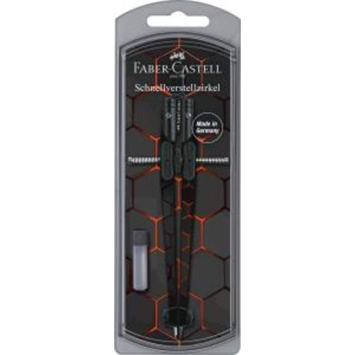 Faber-Castell Zirkel Schnellverstellzirkel Boys 2022, 1 Stück, 2-fach sortiert