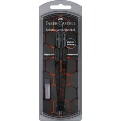 Faber-Castell Zirkel Schnellverstellzirkel Boys 2022, 1 Stück, 2-fach sortiert