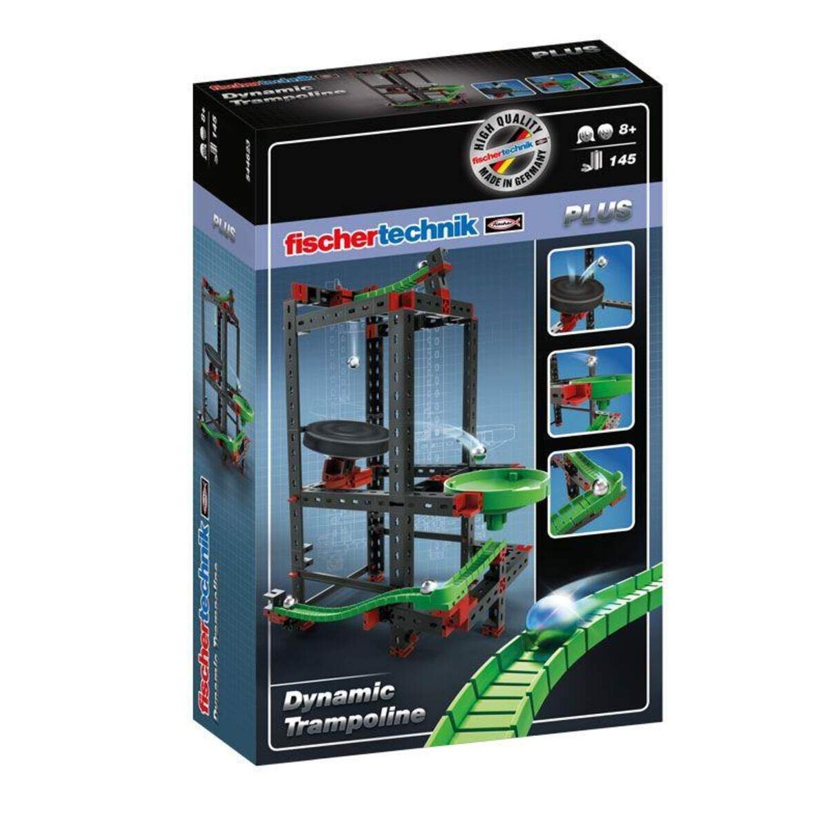 Fischertechnik PLUS Dynamic Trampoline Kugelbahn