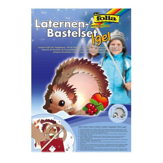 Folia Laternen Bastelset Igel