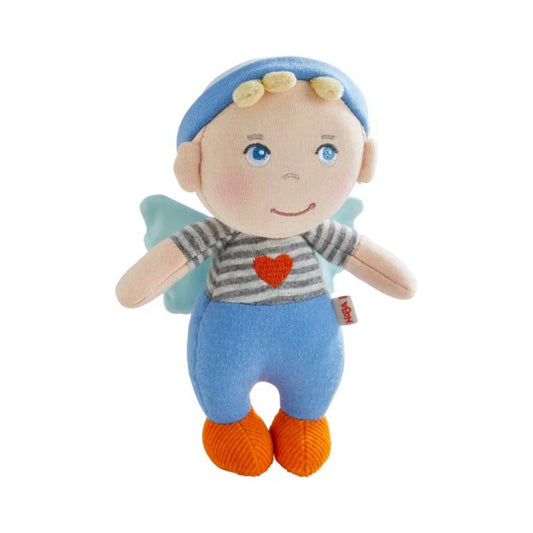 HABA Schutzengelpuppe Mats mit Flügel 15 cm Stoffpuppe