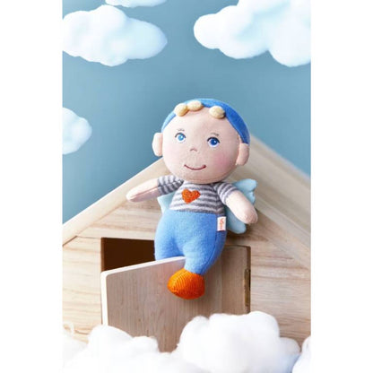 HABA Schutzengelpuppe Mats mit Flügel 15 cm Stoffpuppe