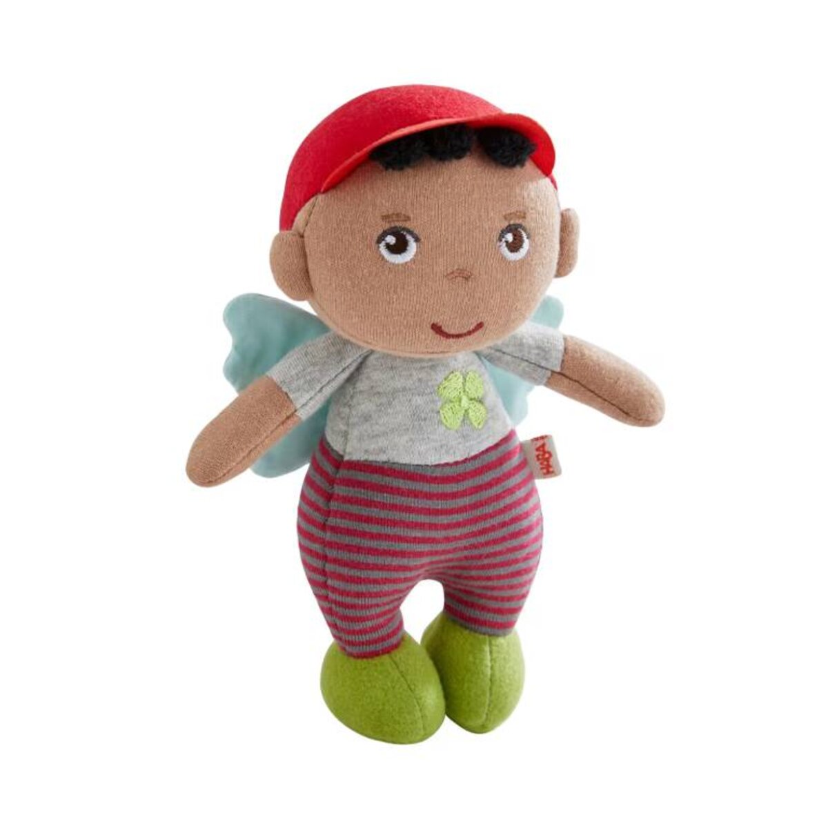 HABA Schutzengelpuppe Oskar mit Flügel 15 cm Stoffpuppe