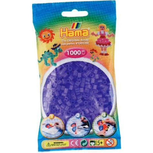Hama Bügelperlen Midi Transparentflieder, 1000 Stück