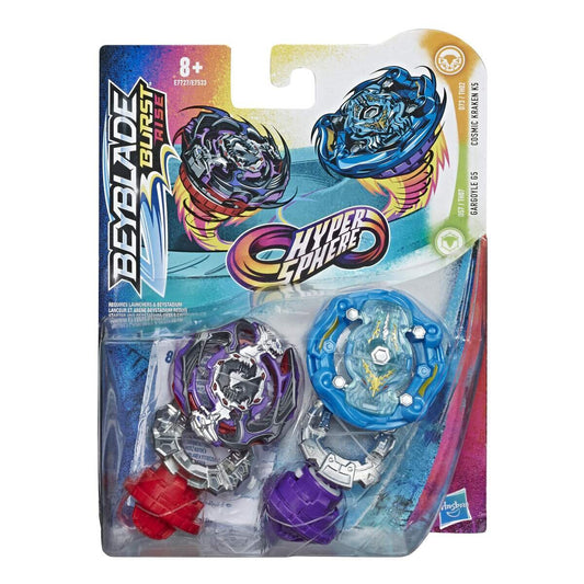 Hasbro Beyblade Burst Rise Hypersphere Doppelpack Cosmic Kraken K5 und Gargoyle G5