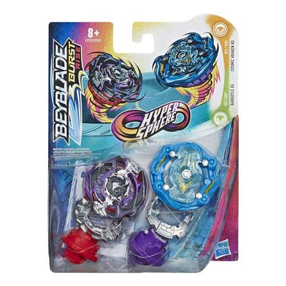 Hasbro Beyblade Burst Rise Hypersphere Doppelpack Cosmic Kraken K5 und Gargoyle G5