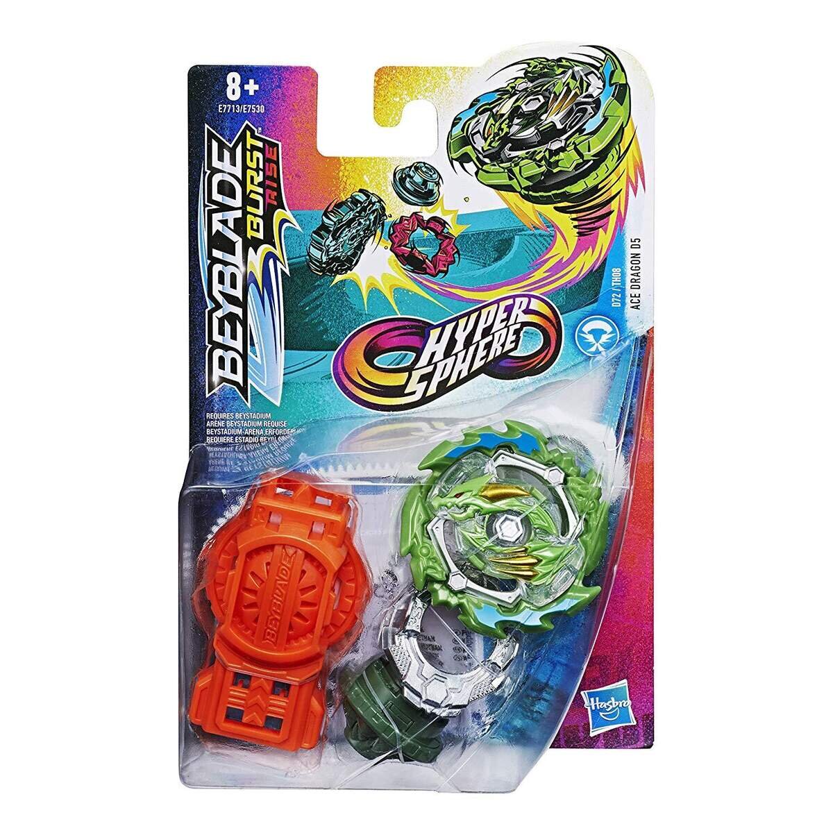 Hasbro Beyblade Burst Rise Hypersphere Ace Dragon D5 Starter Pack