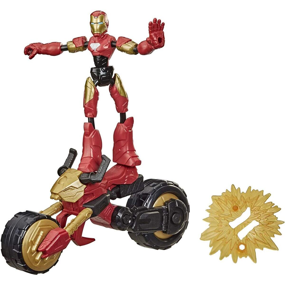 Hasbro Marvel Bend and Flex Flex Rider Iron Man