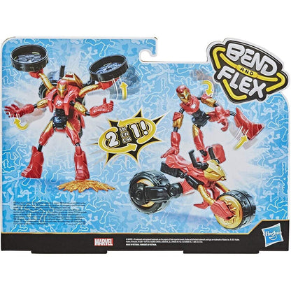 Hasbro Marvel Bend and Flex Flex Rider Iron Man