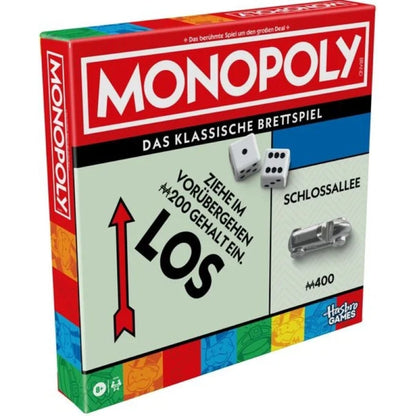Hasbro Monopoly Classic Refresh Gesellschaftsspiel 2 bis 6 Spieler