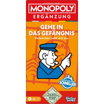 Hasbro Monopoly Ergänzung Gehe in das Gefängnis