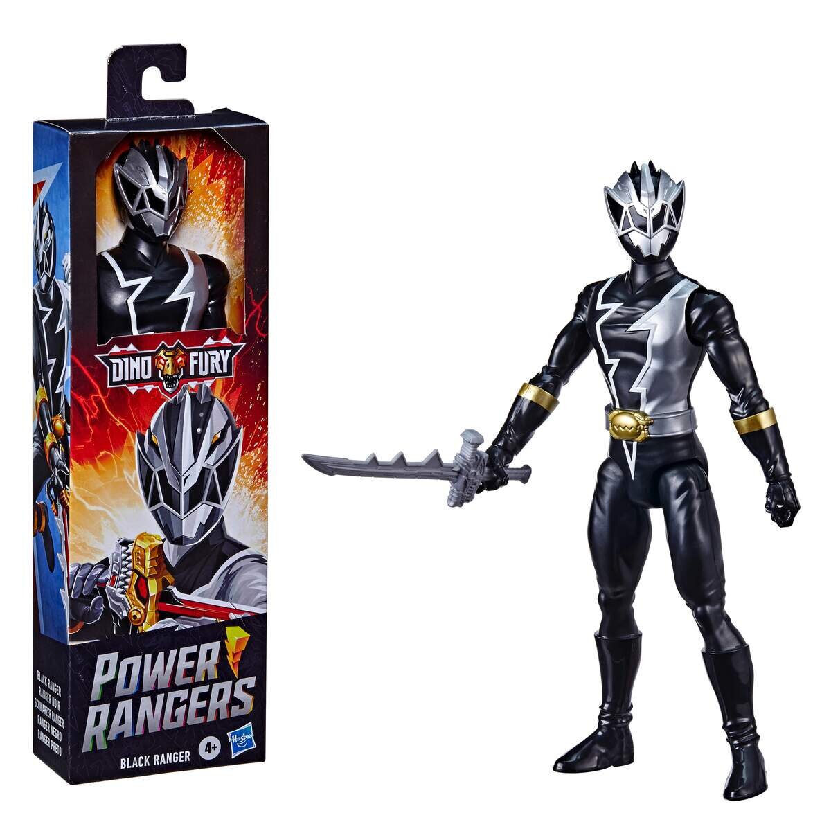 Hasbro Power Rangers Dino Fury 30 cm große Action-Figure, 1 Stück, 4-fach sortiert
