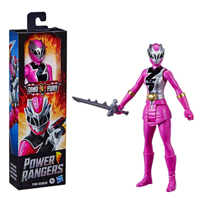 Hasbro Power Rangers Dino Fury 30 cm große Action-Figure, 1 Stück, 4-fach sortiert