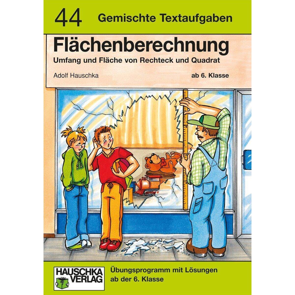 Hauschka Verlag Flächenberechnung Umfang und Fläche von Rechteck und Quadrat