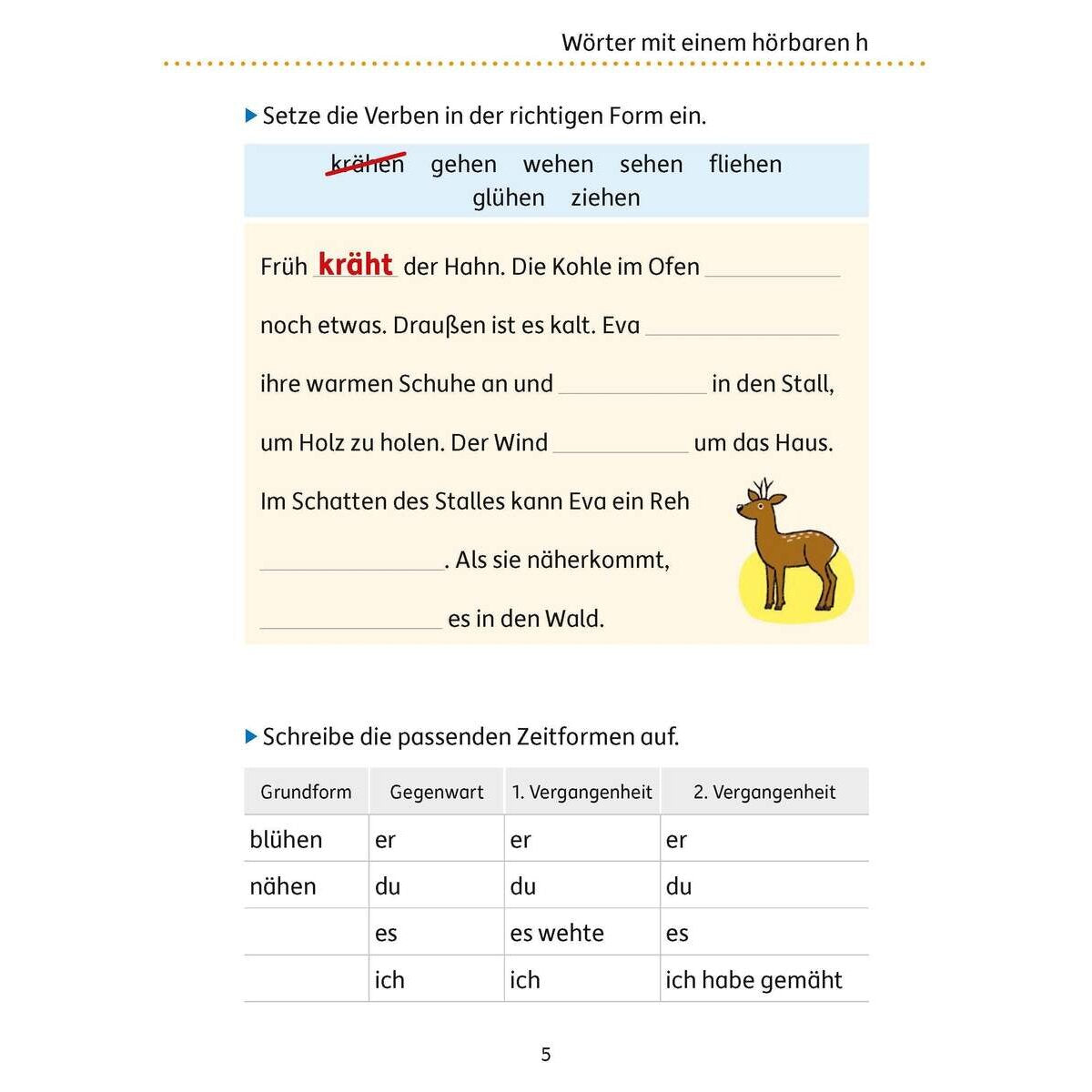 Hauschka Verlag Mein Übungsheft Rechtschreiben 4. Klasse, A5-Heft
