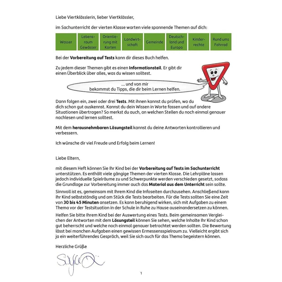 Hauschka Verlag Übungsheft mit Tests im Sachunterricht 4. Klasse