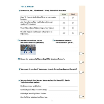 Hauschka Verlag Übungsheft mit Tests im Sachunterricht 4. Klasse