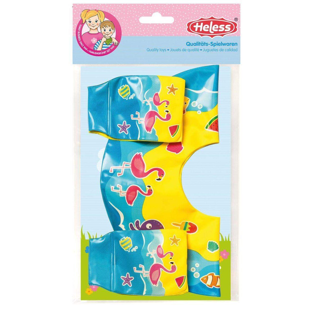 Heless Puppen-Schwimmringset mit Schwimmring und Schwimmflügeln