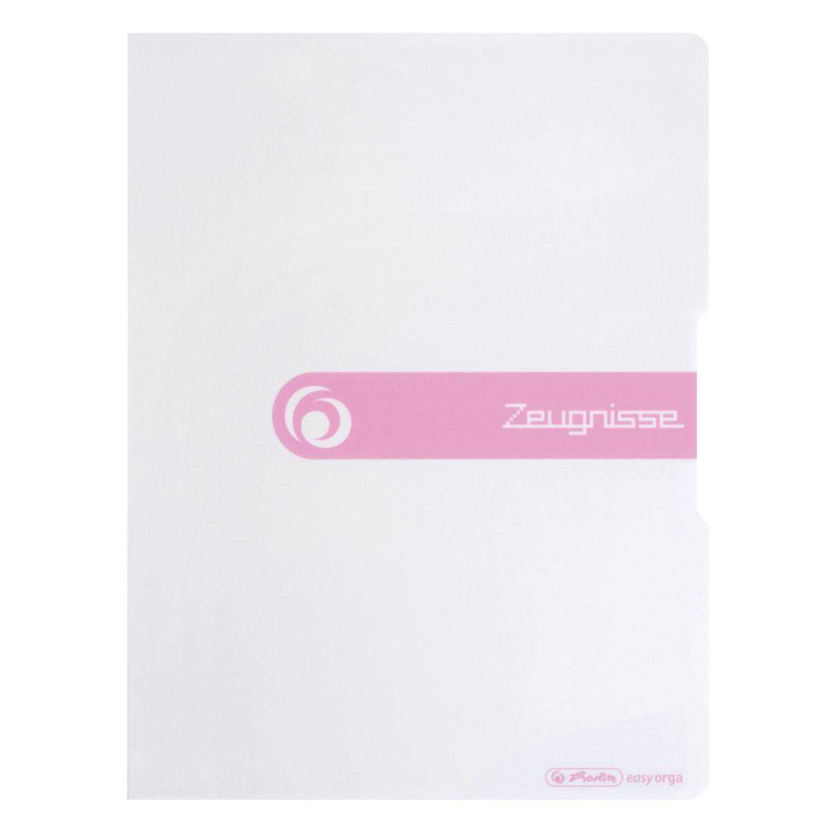 Herlitz Sichtbuch PP A4 Zeugnisse weiß 20 Hüllen