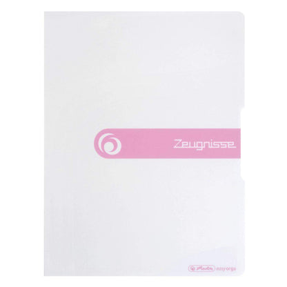 Herlitz Sichtbuch PP A4 Zeugnisse weiß 20 Hüllen