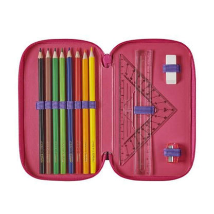 Herlitz Triple-Decker Etui Unicorn, 31-teilig