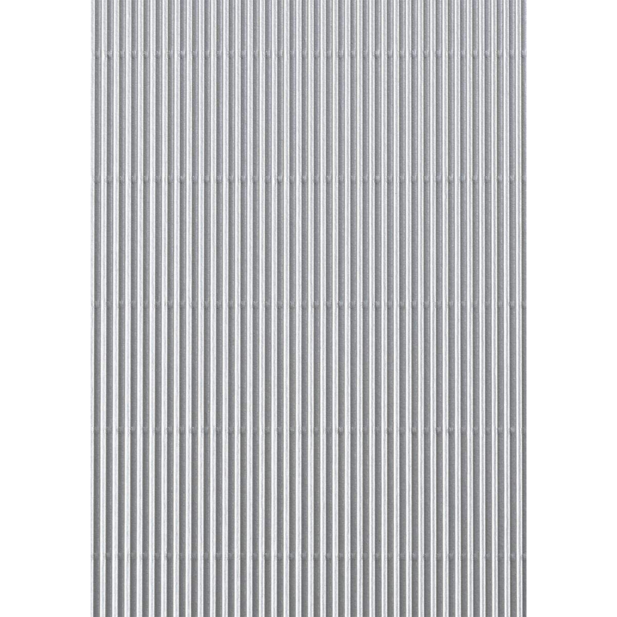 Heyda Bastelwellkarton 50 x 70 cm silberfarben metallic