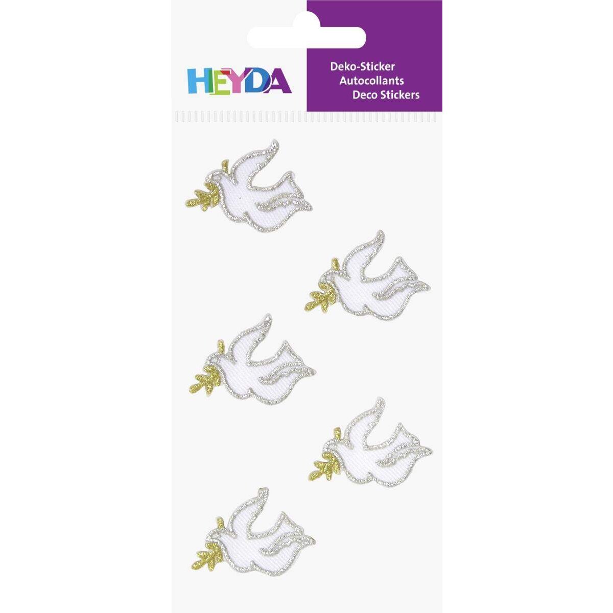 Heyda Textilsticker Taube