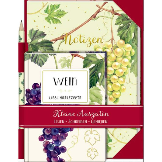 Hölker Verlag Kleine Auszeiten: Wein (Geschenkset)