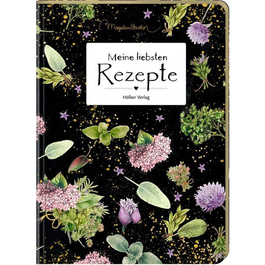 Hölker Verlag Meine liebsten Rezepte - Einschreibbuch (Garten/Bastin)