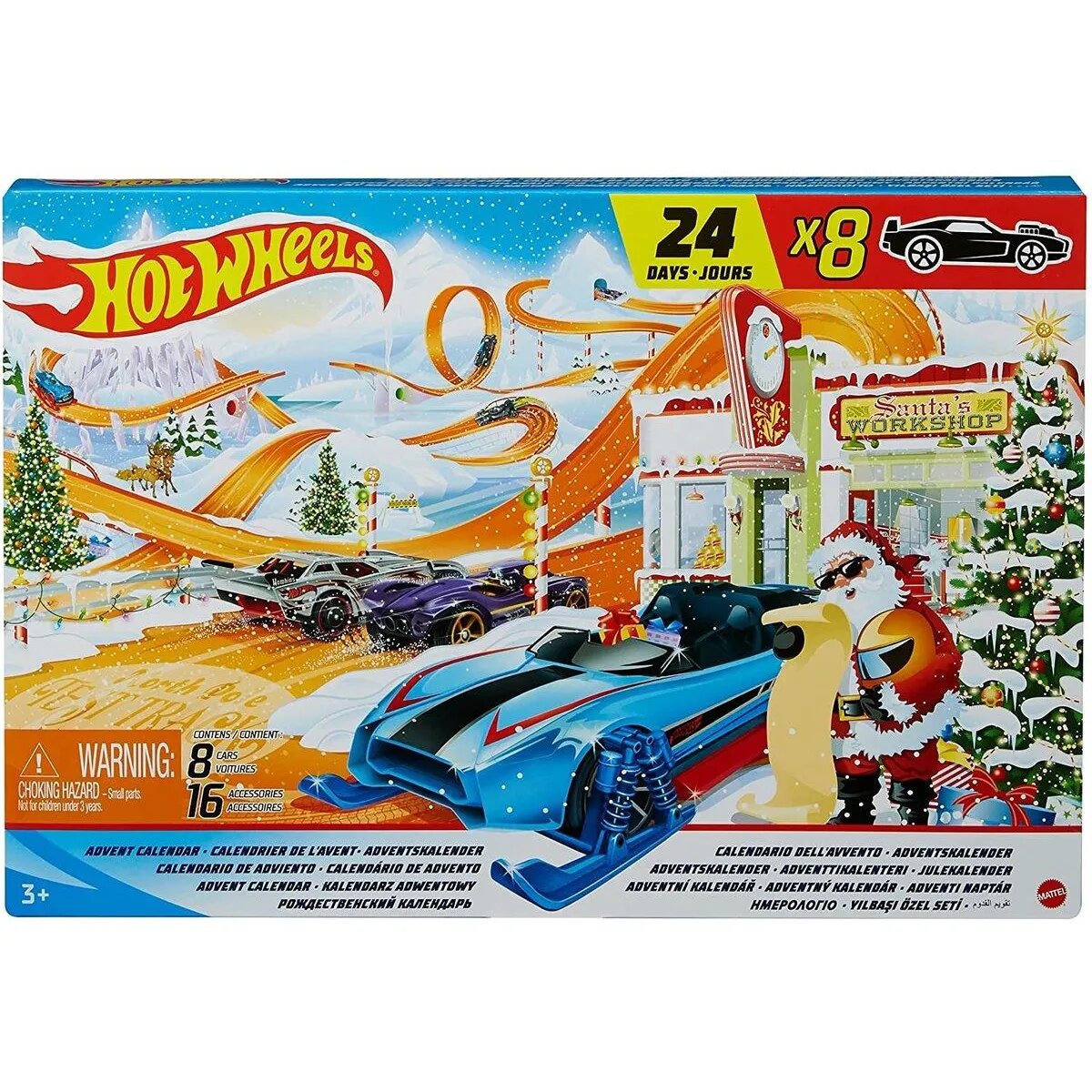 Hot Wheels Adventskalender für Sammler und Kinder ab 3 Jahren