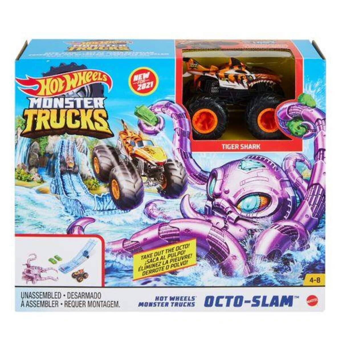 Mattel Hot Wheels Monster Trucks, 1 Packung, 3-fach sortiert