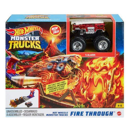 Hot Wheels Monster Trucks Spielset Fire Through