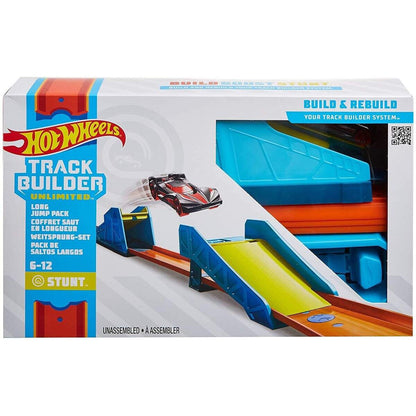 Hot Wheels Track Builder Unlimited Weitsprung-Set inkl. 1 Spielzeugauto