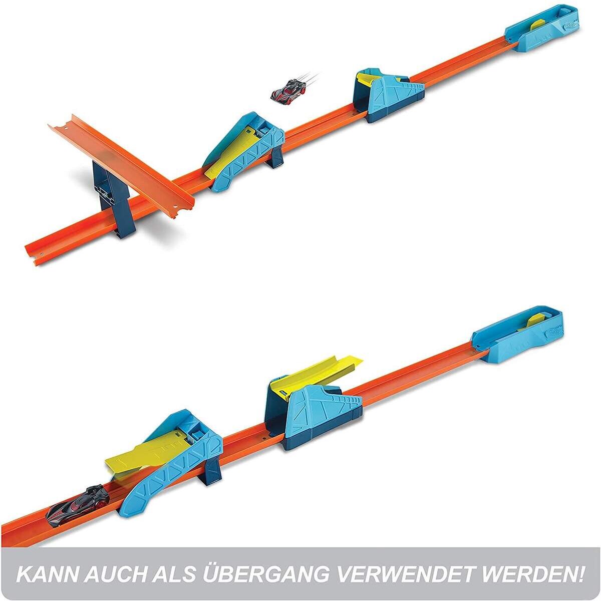 Hot Wheels Track Builder Unlimited Weitsprung-Set inkl. 1 Spielzeugauto