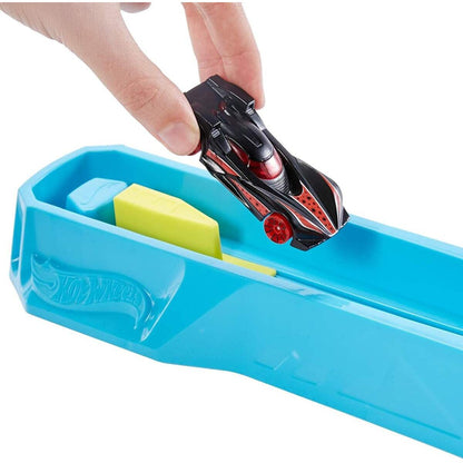 Hot Wheels Track Builder Unlimited Weitsprung-Set inkl. 1 Spielzeugauto