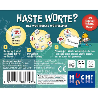 Huch! Haste Worte? Das wortreiche Würfelspiel