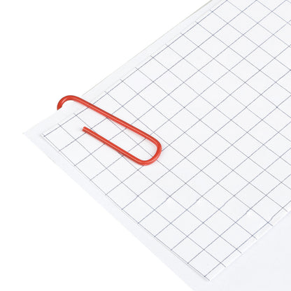 Idena Büroklammern 120 Stück aus Metall kunststoffummantelt farbig