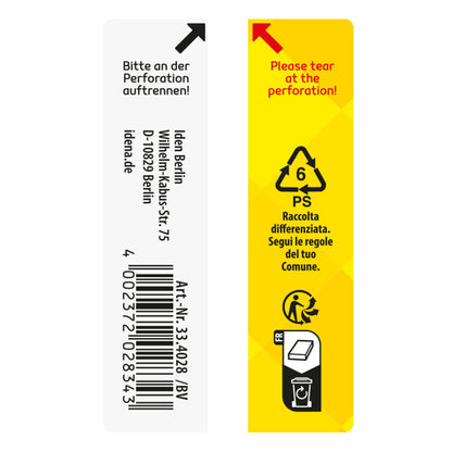 Idena Büroklammern 120 Stück aus Metall kunststoffummantelt farbig