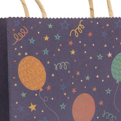 Idena Flaschentasche Motiv Happy Birthday 12x39x10cm FSC-Rec.