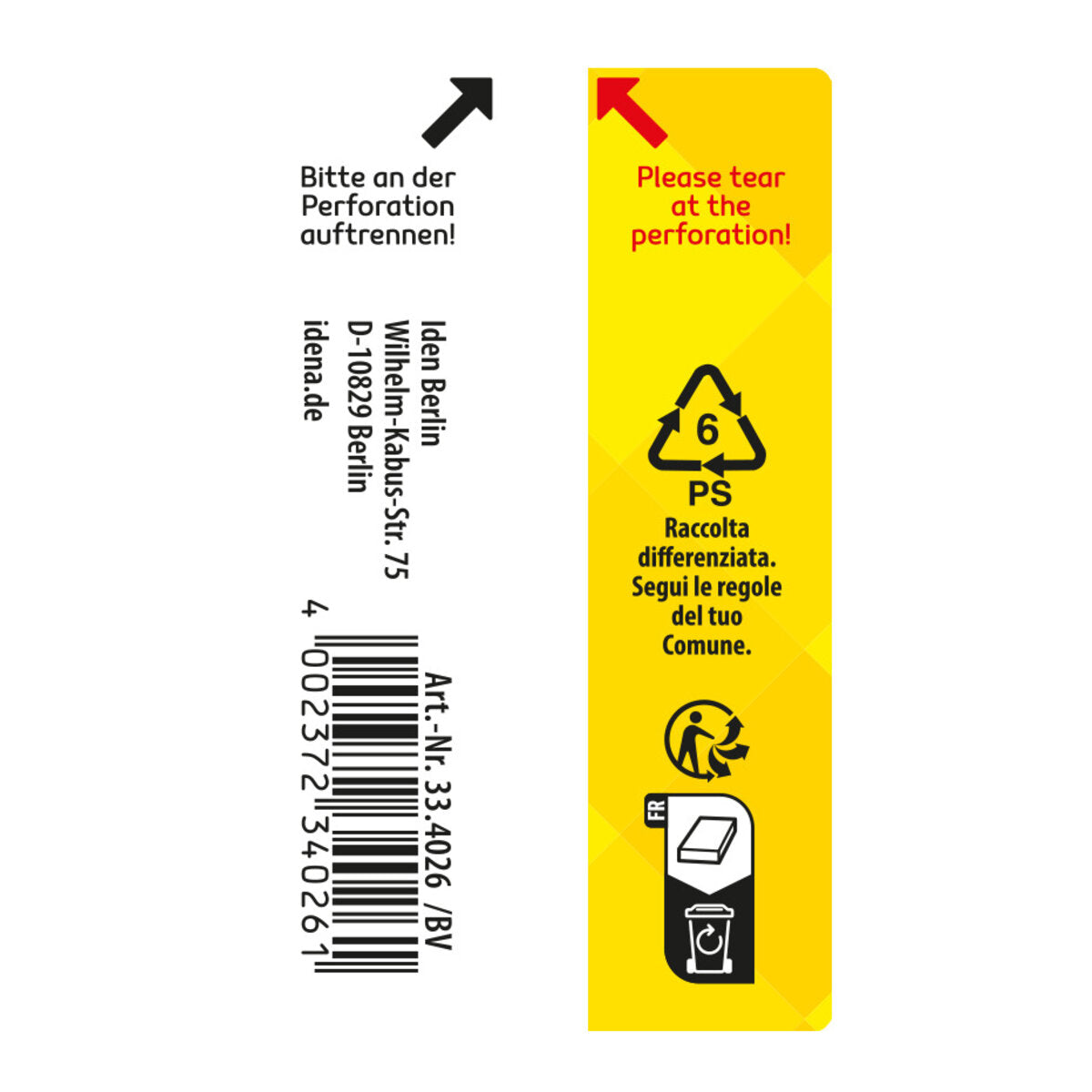 Idena Reißnägel 200 Stück vermessingt