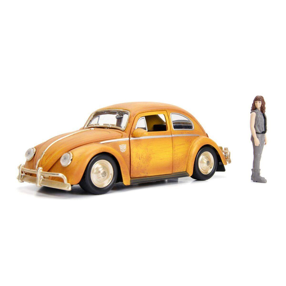 Jada Transformers Bumblebee VW Beetle mit Figur Charlie 1:24