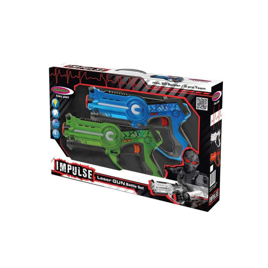 Jamara Impulse Laser Battle Set blau-grün