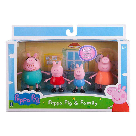 Jazwares Peppa Wutz Peppa & Familie 4er Spielfigurenpack