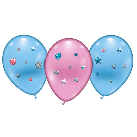 Karaloon 4er Ballonset Do it yourself Hearts & Stars Jewels
