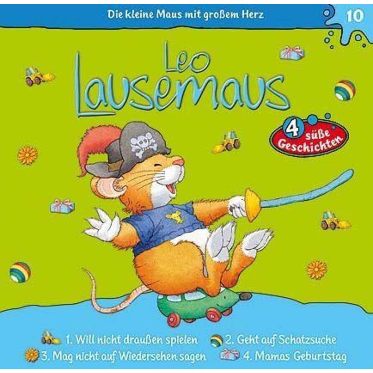 Kiddinx Hörspiel CD Leo Lausemaus 10